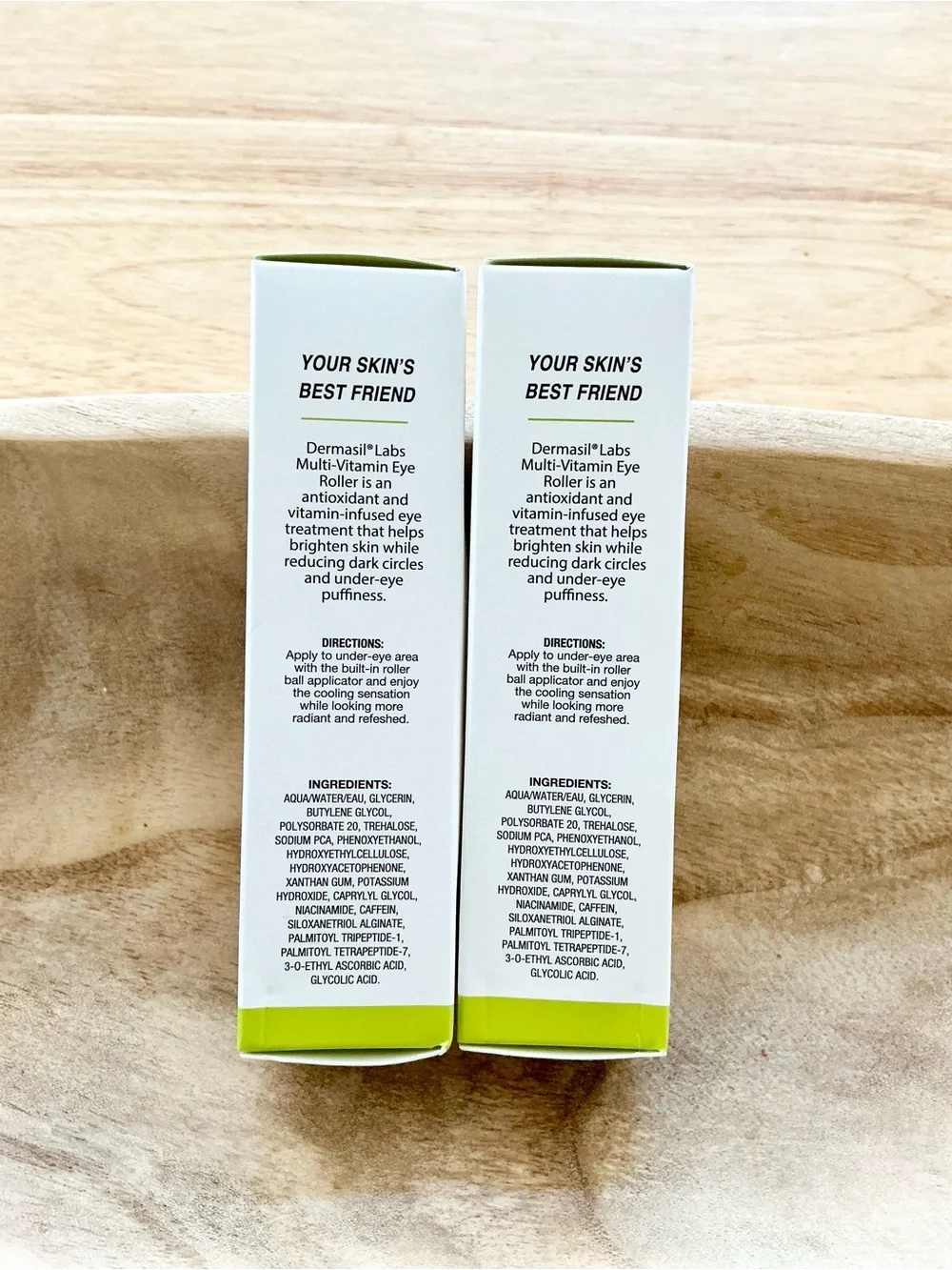 🆕 Dermasil Multi-Vitamin Eye Roller w Vitamin C, Caffeine, & Matrixyl 3000. X2